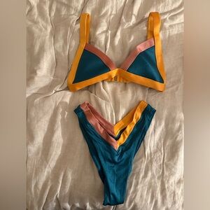 Colorful Women's Bikini Set